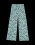 Printed Drawstring Wide Leg Trousers